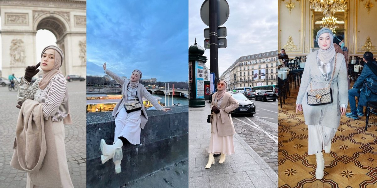 Enjoying Life More, 8 Photos of Ririe Fairus Looking Beautiful After Being Cheated on by Ayus Sabyan - Her Branded Bag Caught Attention at an Event in Paris