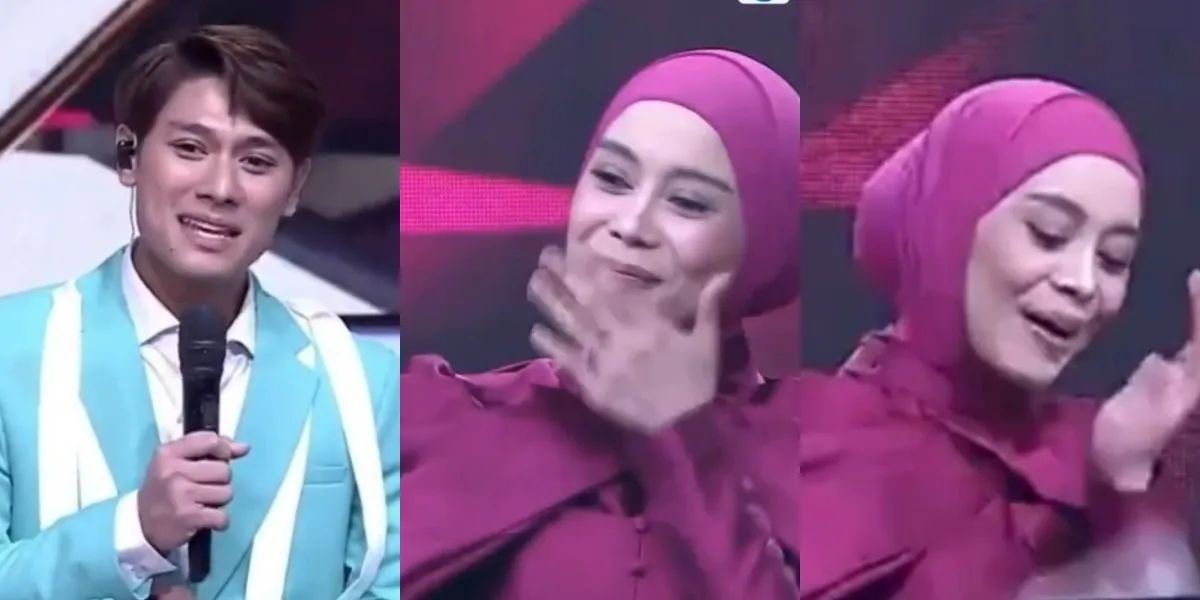 Lesti Kejora Praised by Rizky Billar on the D'Academy 7 Stage, Oh How Happy the Husband and Wife Work Together