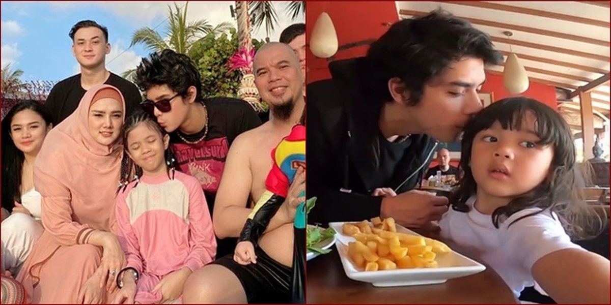 Vacationing Together for a Week, Al Ghazali Can't Stop Hugging and Kissing His 2 Step-Siblings
