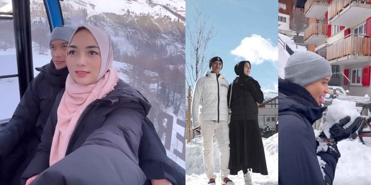 Citra Kirana and Rezky Aditya's Vacation in Switzerland, Enjoying the Snow - Calmly Facing the Alleged Hot Video Case