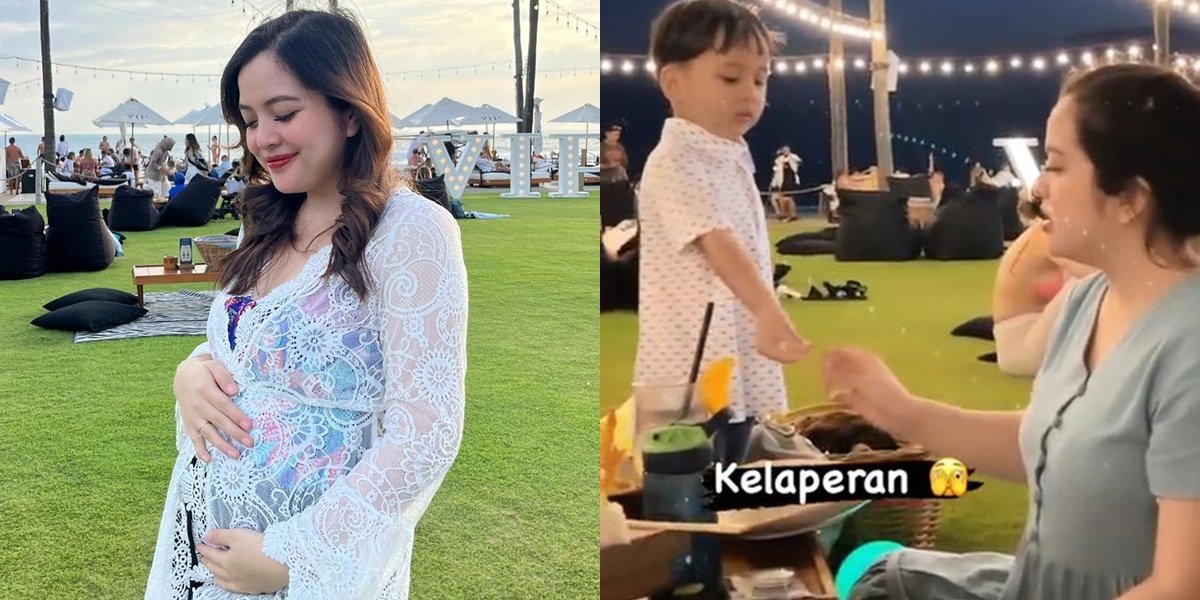 Vacation to Bali, Portrait of Tasya Kamila's Second Pregnancy Baby Bump Already Looks Big