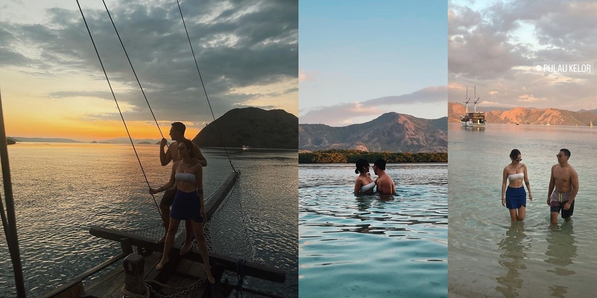 Vacation in Labuan Bajo, 8 Pictures of Darma Mangkuluhur, Tommy Soeharto's Son, Being Affectionate with His Girlfriend
