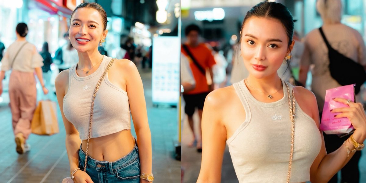 Vacation in Seoul, Wika Salim Shows Off Her Super Slim Waist Like a Barbie Doll