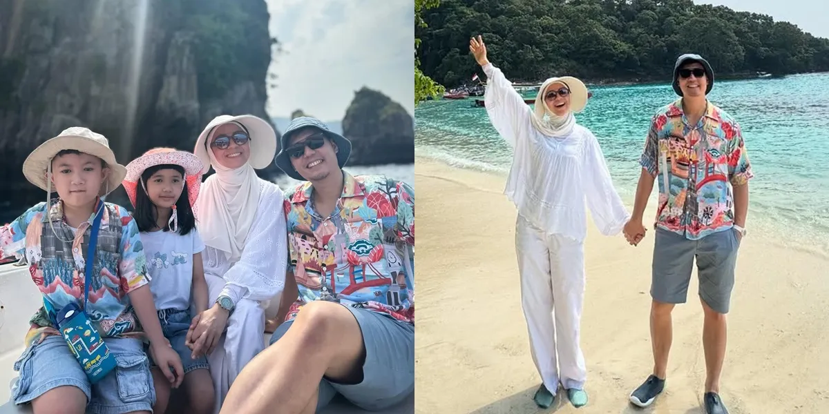 First Vacation Without a Maid, Visual Family Portrait of Nycta Gina and Rizky Kinos Showcasing the Beauty of Lampung