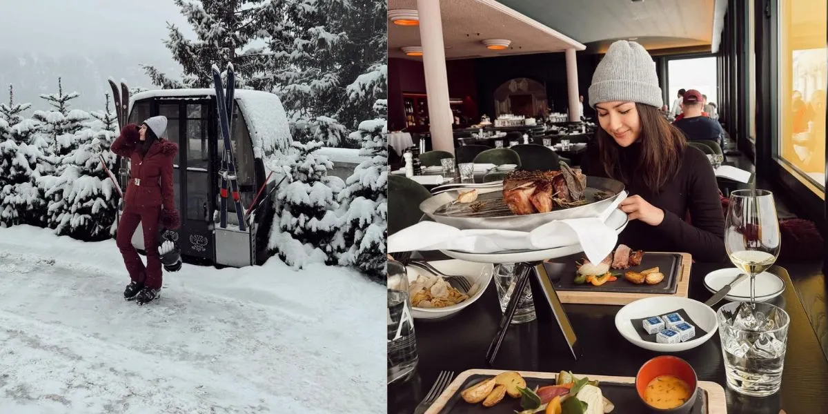 Exciting Holiday of Jessica Mila with Family, Enjoying Snow and Skiing