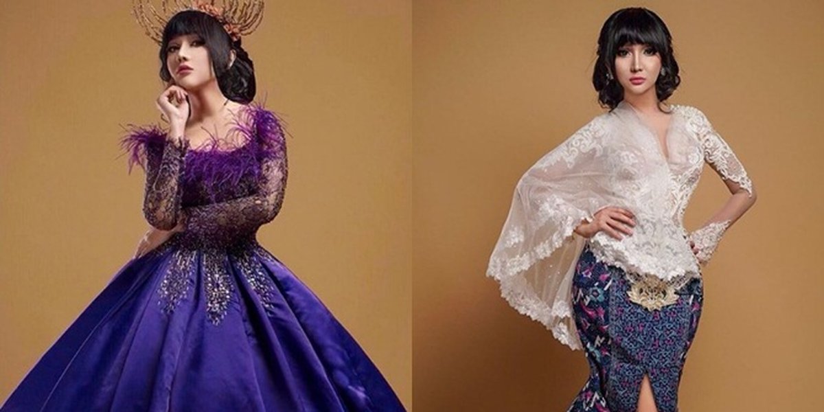 Lucinta Luna Looks Elegant Wearing Dresses and Kebaya in a Photoshoot