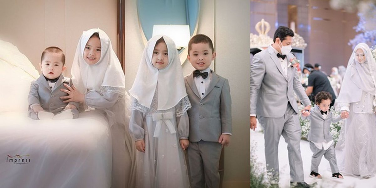 Funny and Adorable, Portraits of Ria Ricis' Five Nephews at Her Aunt's Wedding Reception