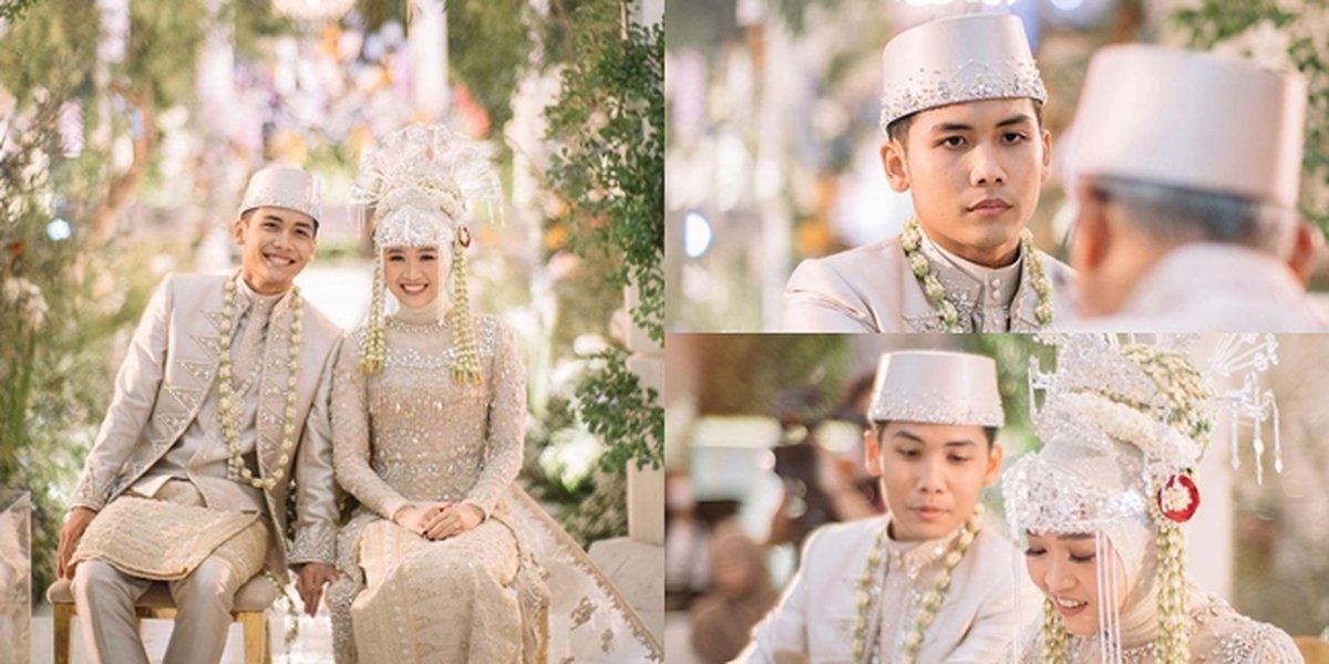 Mahar Dollar Highlighted, Portraits of the Wedding Event of Bintang Emon and Alca - Beautiful Bride's Aura Attracts Attention