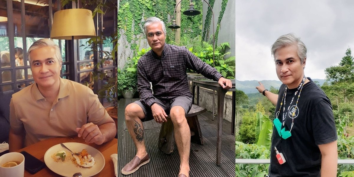 More Charismatic, Here are 9 Photos of Adjie Pangestu with Gray Hair - Handsome Forever Young