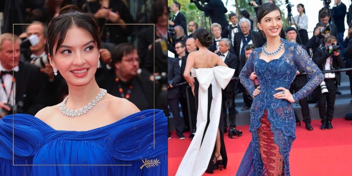 Deretan Potret Memesona Raline Shah Dalam Balutan Kebaya Di Cannes Film