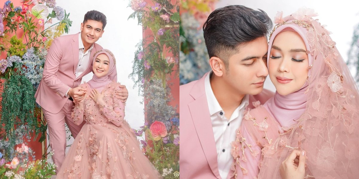 More Beautiful and Handsome, Here's the Latest Photoshoot of Ria Ricis & Teuku Ryan in Pink Nuance - Baby Moana is So Cute and Adorable