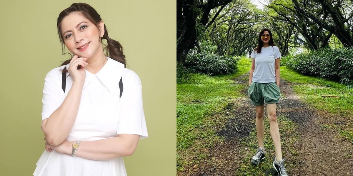 Getting Slimmer and Thinner, Take a Look at 9 Pictures of Cut Keke Who Still Looks Beautiful at the Age of 47 - Swinging on a Swing Called ABG Like a High School Student