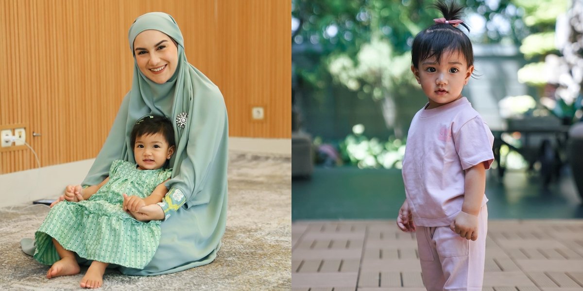 Even Cuter and More Skilled at Posing, 8 Latest Portraits of Baby Amala Putri Irish Bella and Ammar Zoni Who Have Turned 1 Year Old