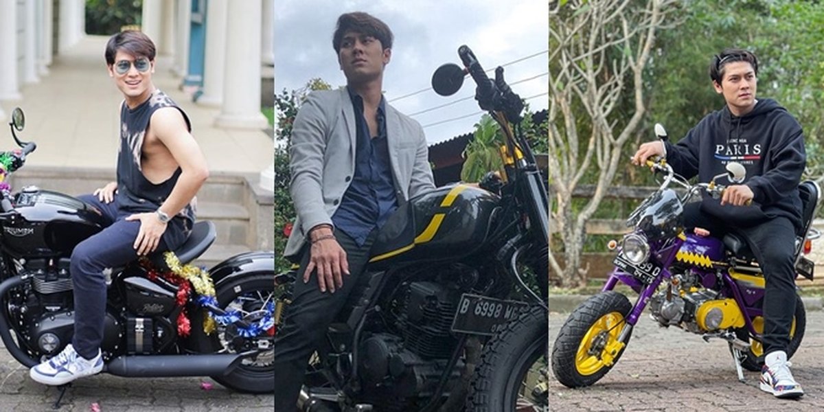 Macho! Photos of Rizky Billar Riding a Collection of Big Motorcycles, One of Them is a Birthday Gift from Lesti