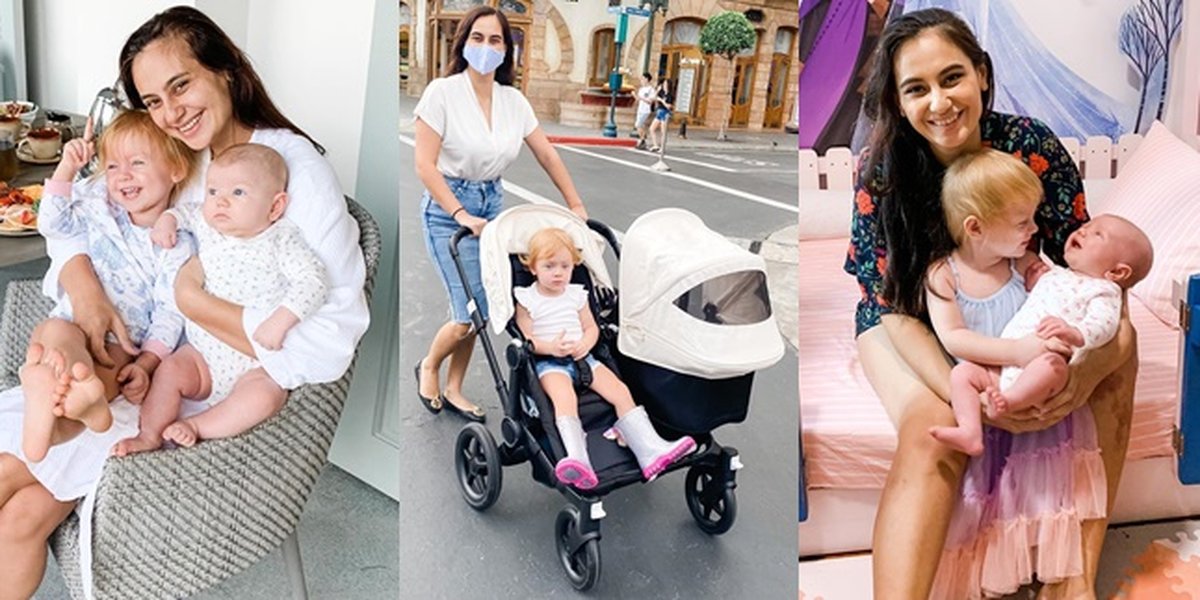 Beautiful Mama! Here are 9 Portraits of Marissa Nasution with Her Two Children who Have Western Features