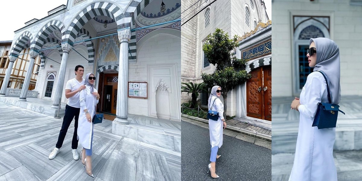 Visit the Mosque as a Place for Marriage in Tokyo, 8 Photos of Syahrini Showing a Hermes Bag Worth a House