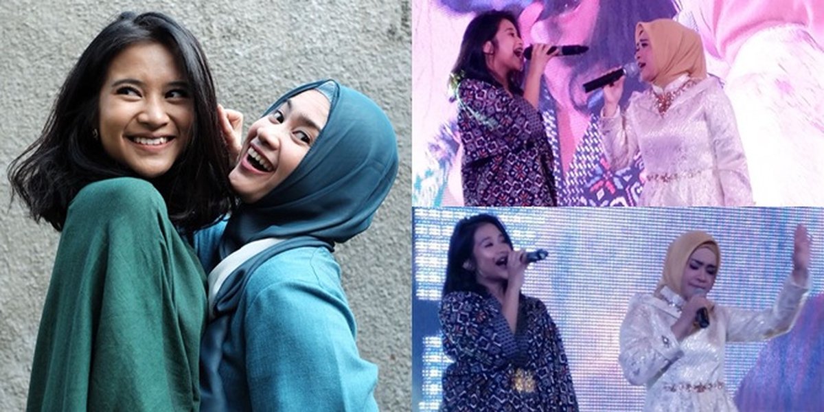 Performing Together, Here’s the Action of Ikke Nurjanah and Her Harmonious Child