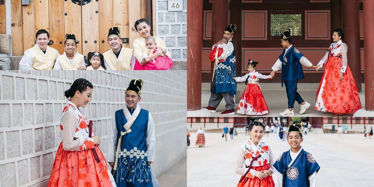 The Sweetness of the Onsu Family in South Korea, Wearing Hanbok Like a Korean Drama