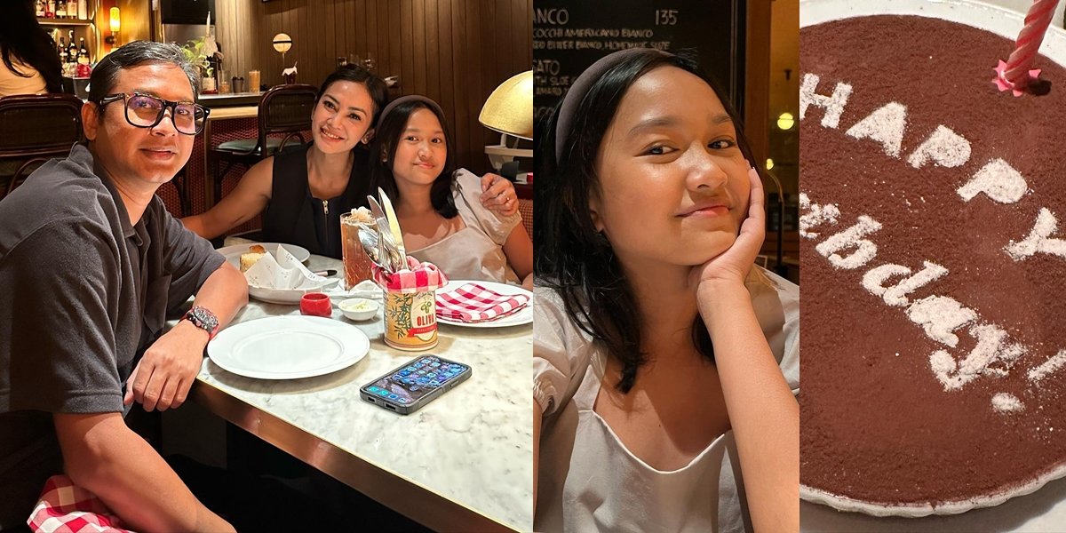 Masayu Anastasia and Lembu Akur Celebrate Samarra's Birthday, Heartwarming Dinner Portrait for Three People