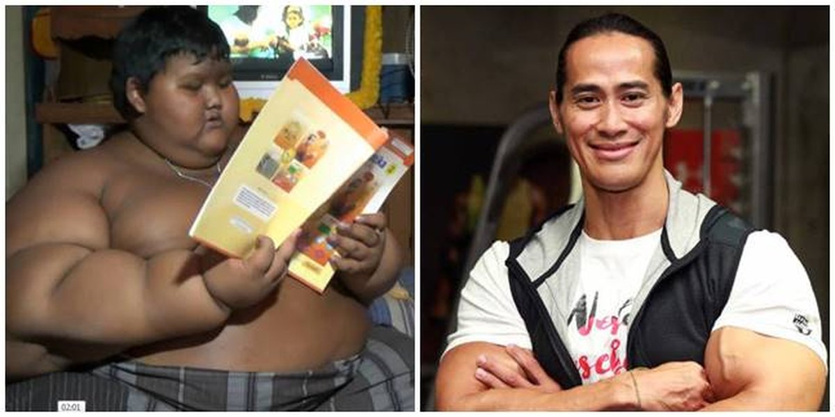 Still Remember Aria Permana, the 193 Kg Boy? Here are 7 Pictures of Him Getting Thinner After Being 'Beaten Up' at the Gym by Ade Rai