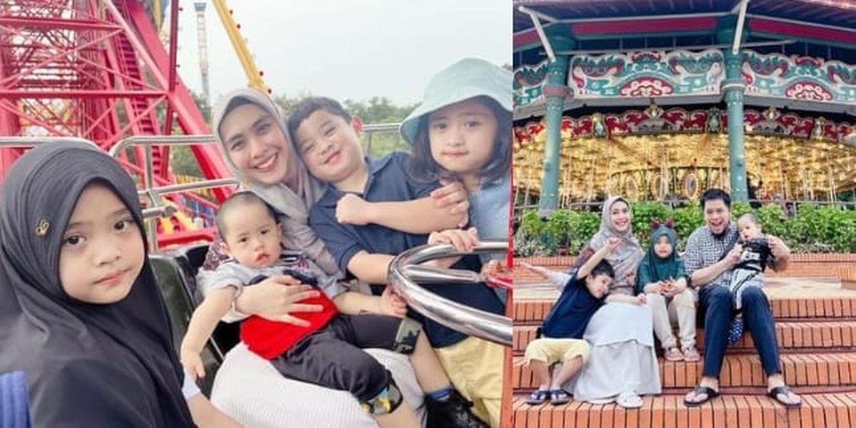 Still in the Lebaran atmosphere, 7 Photos of Oki Setiana Dewi Inviting Her Husband and Children on a Vacation to Dufan