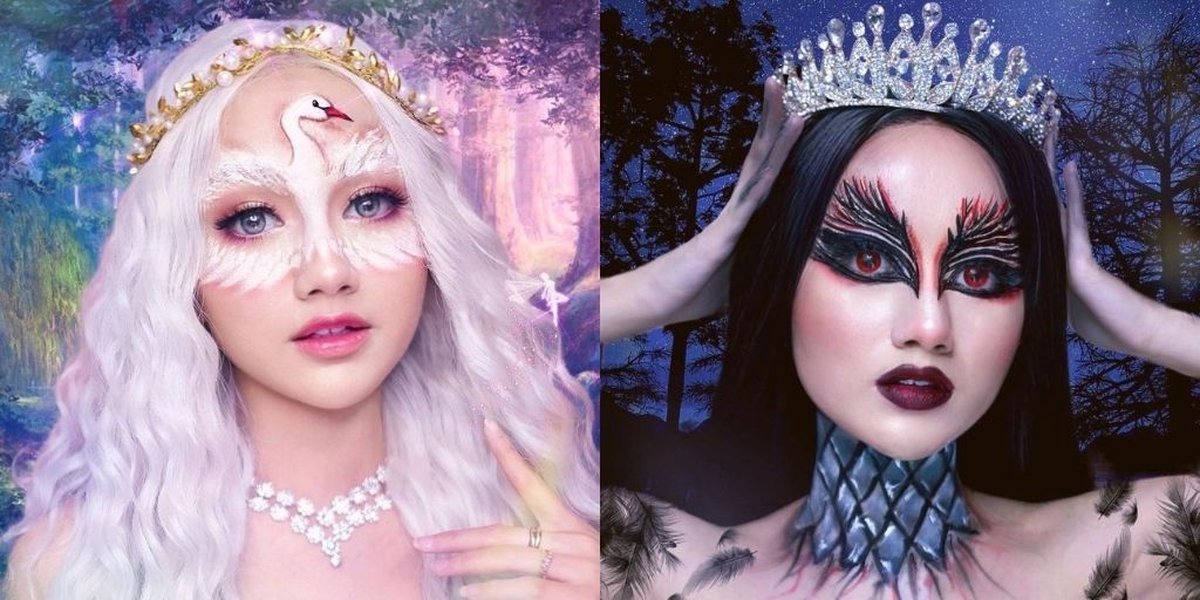 Master Character Make Up! Portraits of Nanda Arsyinta's Charm, a Beauty Vlogger and Celebgram Who Remains Beautiful with Various Face Painting Styles