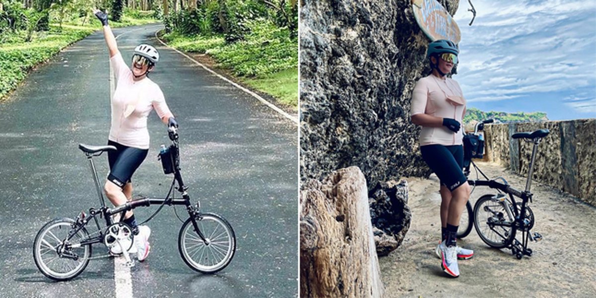 Me Time, Peek at 9 Photos of Bella Saphira Enjoying Cycling Alone to the Beach - Her Body Goals Are Highlighted