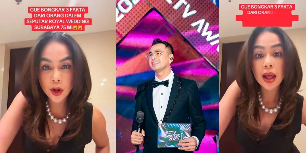 Melaney Ricardo Reveals Facts When Becoming MC at 'Crazy Rich Surabaya' Wedding - Raffi Ahmad Doesn't Know He Was Paid