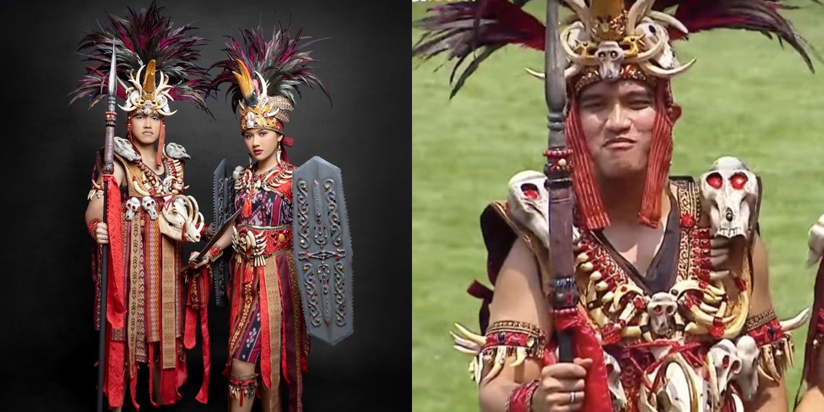 Winning Best Costume, Here are 8 Photos of Kaesang Pangarep Wearing Minahasa Traditional Clothes at the 78th Indonesian Independence Day Ceremony