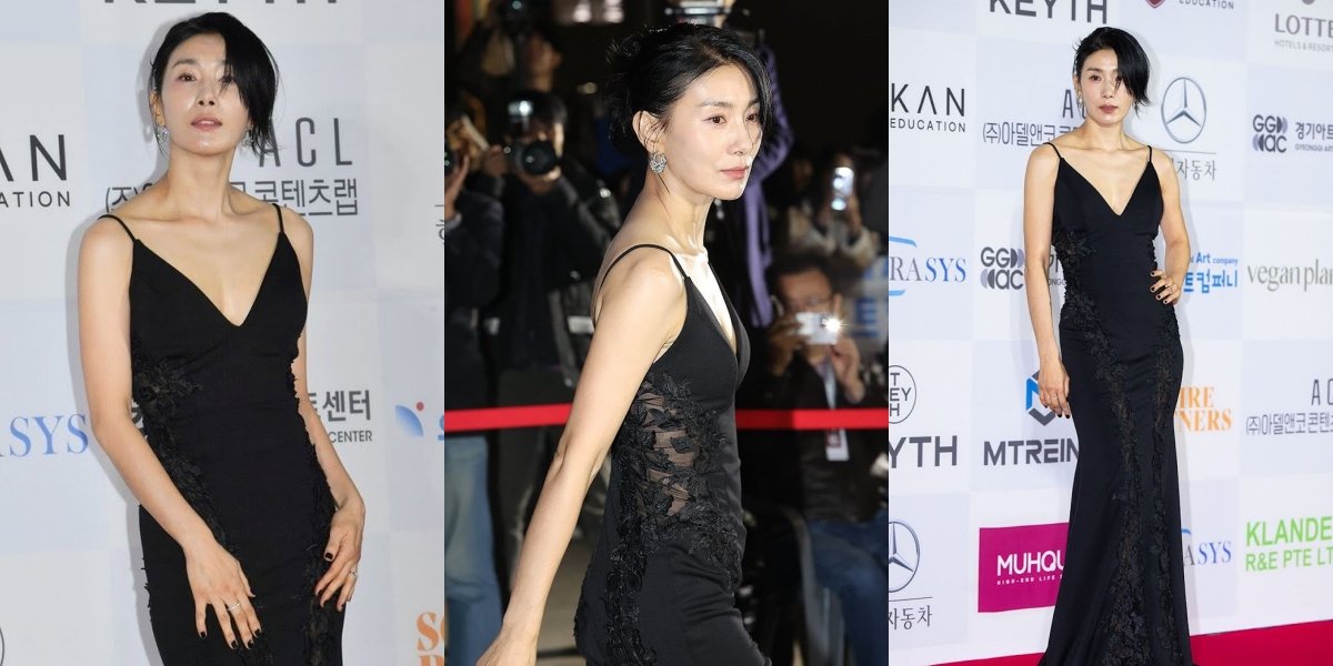 Winning Best Actress Award, 8 Photos of Kim Seo Hyung on the Red Carpet of the 59th Grand Bell Awards - Perfectly Beautiful at the Age of Fifty