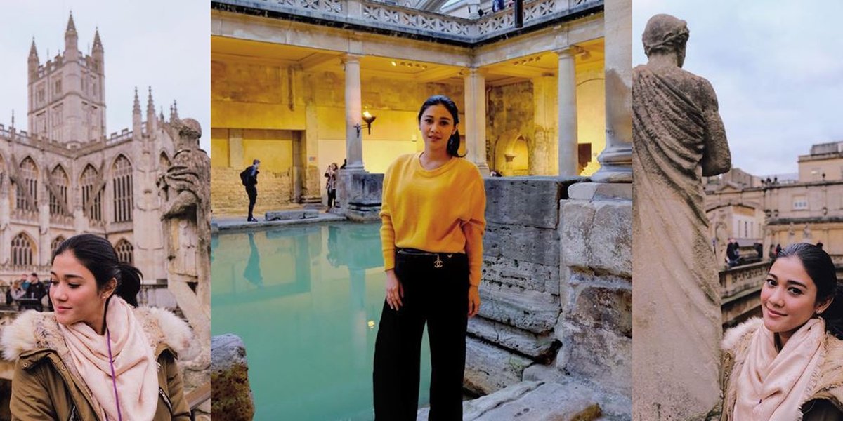 Visiting Roman Baths with Naysilla Mirdad in England