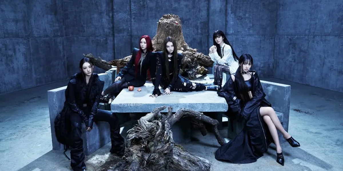 MEOVV Releases Teaser Photo for Comeback with Dark Chic Concept in the Spotlight