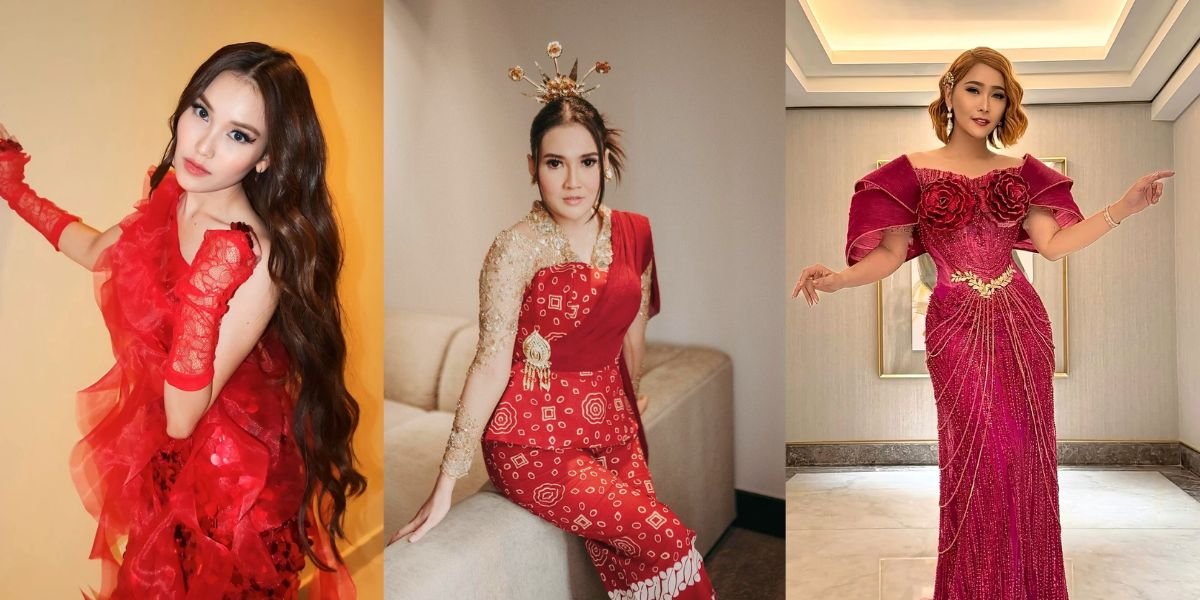 Ayu Ting Ting, Inul Daratista, Nella Kharisma, and Other 9 Indonesian Dangdut Singers in Fiery Red Outfits - Sizzling!