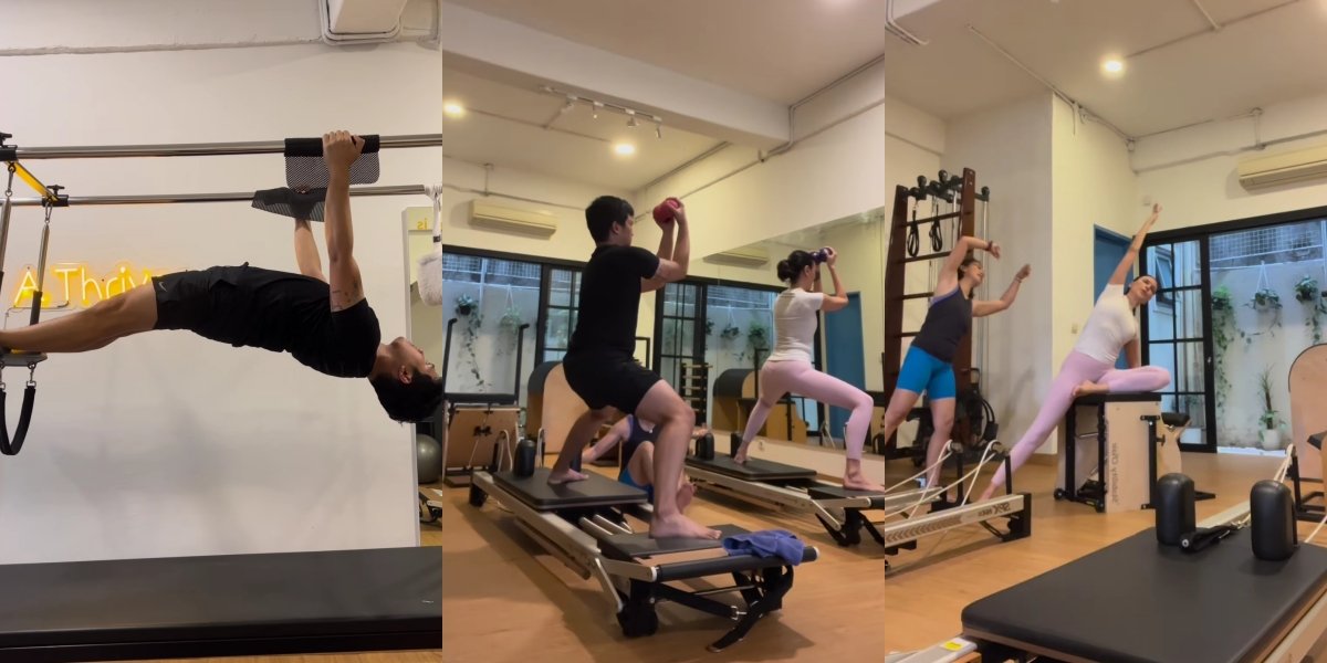 Mother-in-Law Goals, 10 Photos of Sophia Latjuba Playfully Inviting Demas Narawangsa, Eva Celia's Husband, to Do Pilates Together - Hoping Her Future Daughter-in-Law Won't Be Traumatized