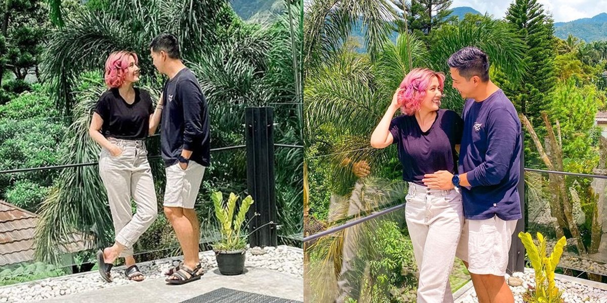 Intimate and Romantic, Peek at the Latest Picture of Arie Dwi Andhika Holding Ardina Rasti's Stomach - Netizens Say It's a Code for Wanting Another Child