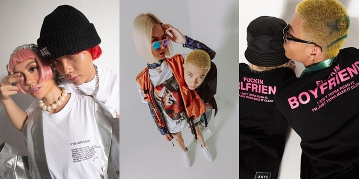 Intimate Moments at Work, 9 Photos of Agnez Mo and Adam Rosyadi Becoming the Official Merchandise Model - Their Resemblance Becomes the Highlight