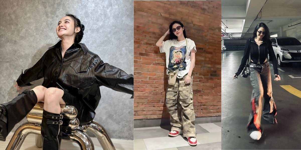 Stylish! OOTD Portrait of Arlida Putri - Wearing Boots to Trendy Cargo Pants
