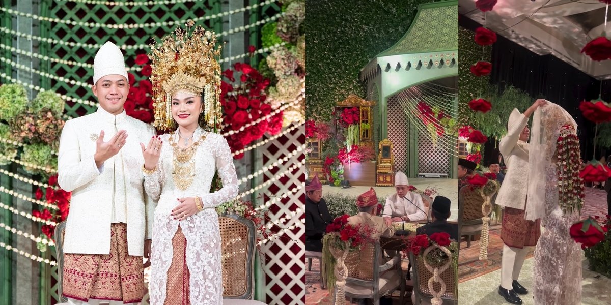 The Moment of Rasyid Rajasa and Tamara Kalla's Marriage Ceremony, Antique Gold Dowry of Hundreds of Grams