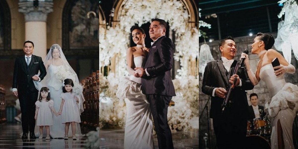 Touching Father and Daughter Moment, Take a Look at Indra Lesmana's Picture Accompanying His Daughter to the Altar - Dancing with Eva Celia on Her Wedding Day