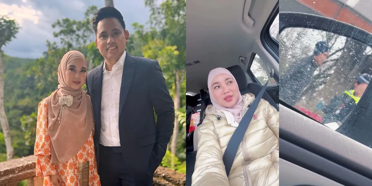 Moment of Chacha Frederica & Dico Ganinduto Stopped by Police While Driving in Australia, Their Car Was Initially Thought to Be Stolen