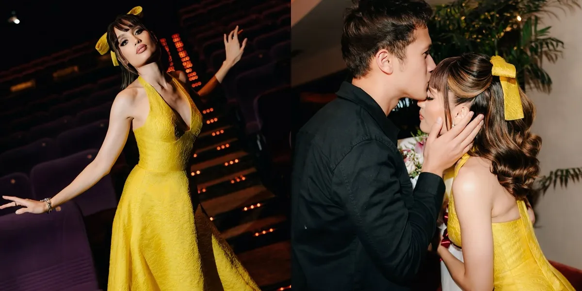 Cinta Laura's Moments at the AGEN +62 Film Premiere, Beautiful as a Barbie - Received a Kiss on the Forehead from Arya Vasco