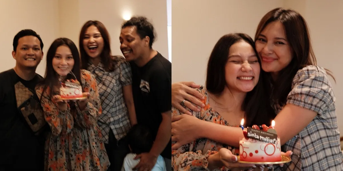 Beautiful Moment as Indah Permatasari Celebrates Her Sister's Birthday, Stunning Looks Just Like Her Sister
