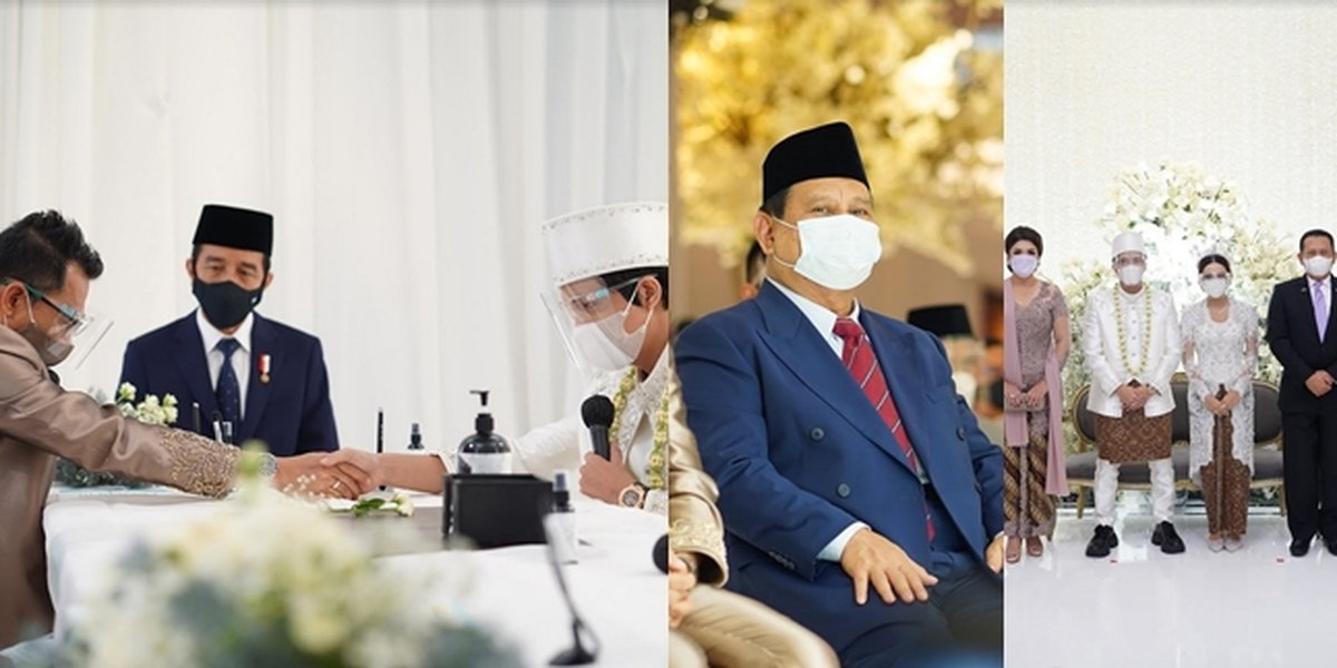 Jokowi and Prabowo Witness Aurel Hermansyah and Atta Halilintar's Wedding Moment, Atta Halilintar Can't Hold Back Tears