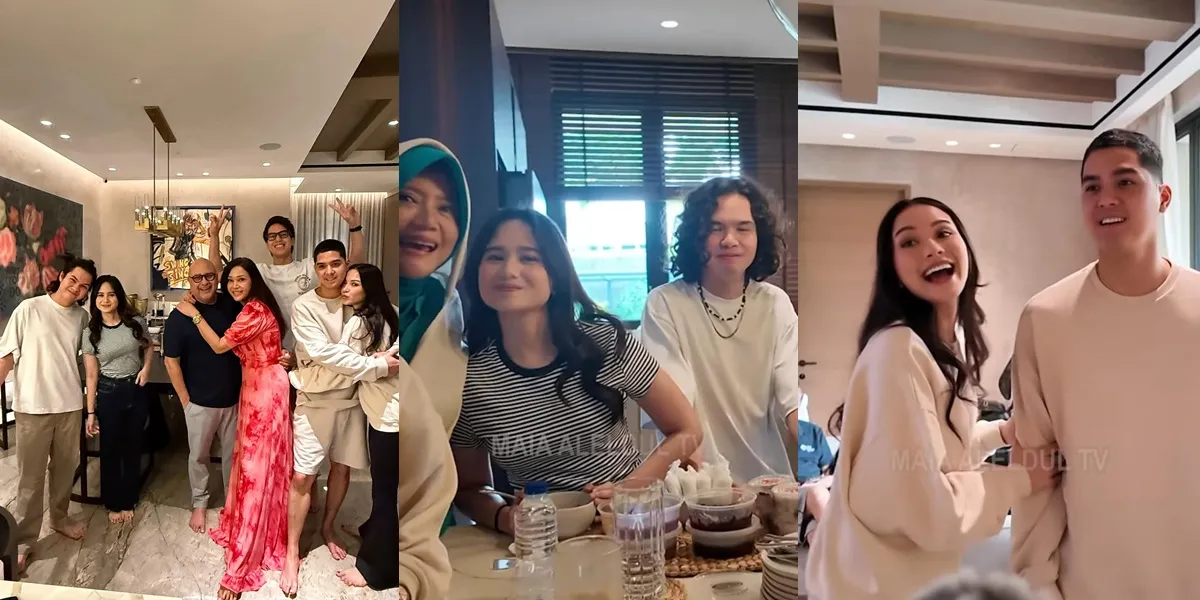 Maia Estianty's Family Gathering Moment After Al Ghazali's Wedding, Warm