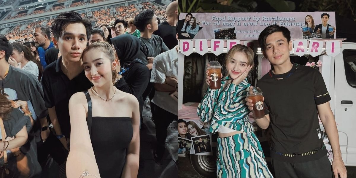 Sweet Moments of Ranty Maria and Rayn Wijaya After Their Engagement, Concert Together - Surprised by a Food Truck from Fans!