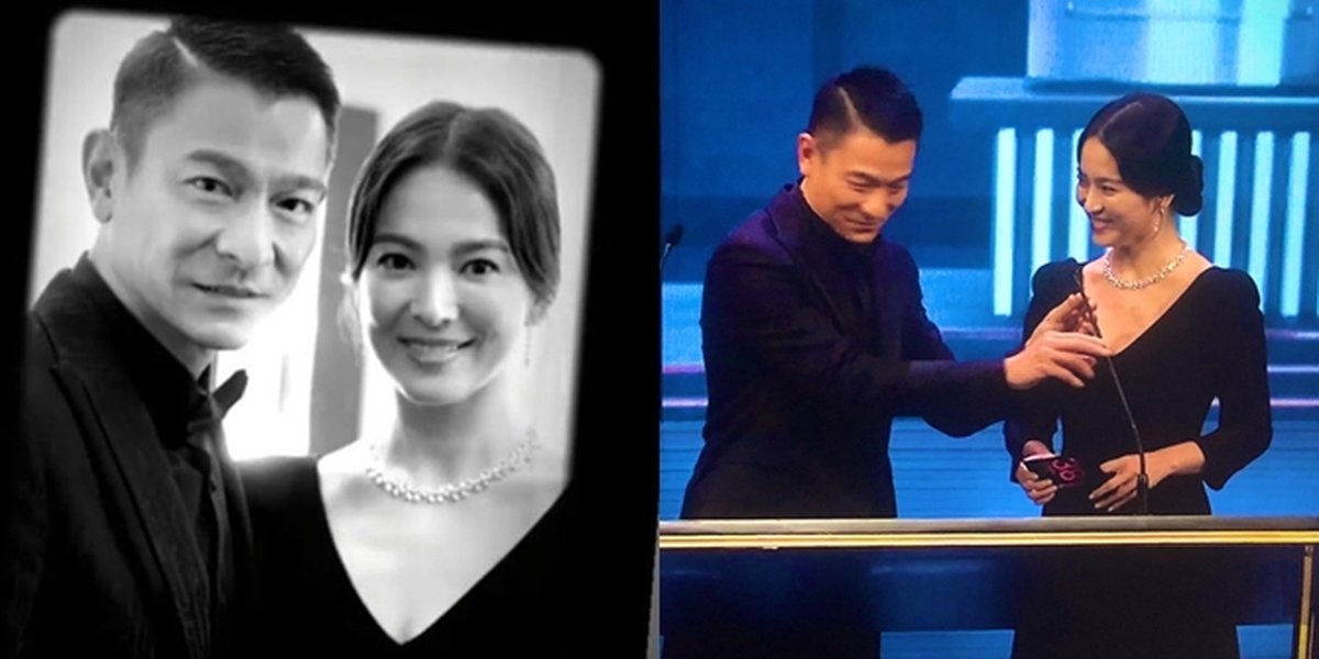 Sweet Moments of Song Hye Kyo and Andy Lau, 2 Popular Asian Stars