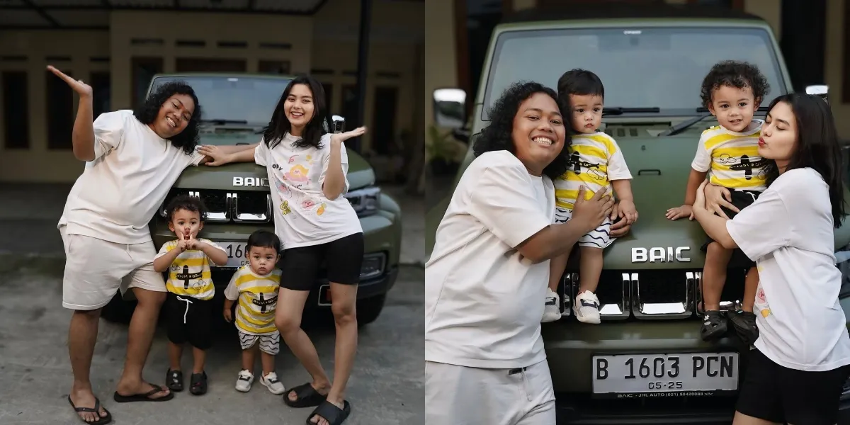 The Moment Marshel Widianto Gave a Car to His Wife, His Children Joined in the Happiness