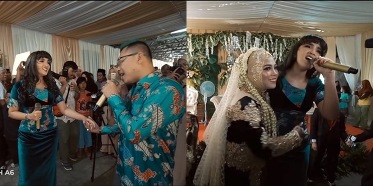 Moments Ashanty and Anang Hermansyah Attend Fans' Wedding, Full of Surprises!