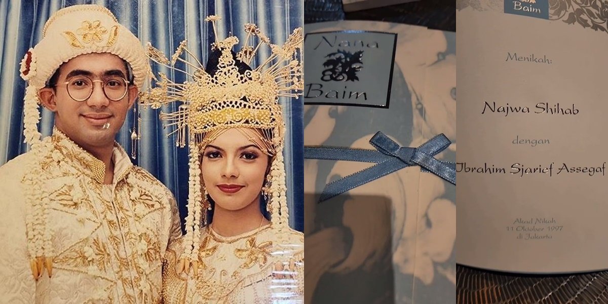 Najwa Shihab Remembers Her Marriage to Ibrahim Sjarief Assegaf, Shows Wedding Invitation - Calls It a Happy Silver Wedding