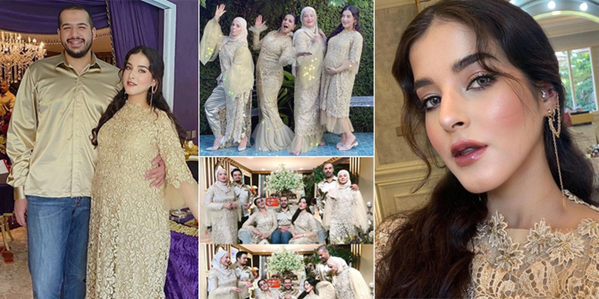Tasya Farasya's Family Eid Celebration Moment, Matching Outfits - Intimate Photos with Husband